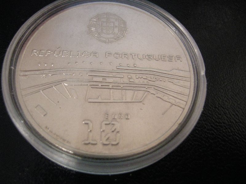 (afbeelding voor) 10 Euromunt Portugal 2006 FDC WK Voetbal